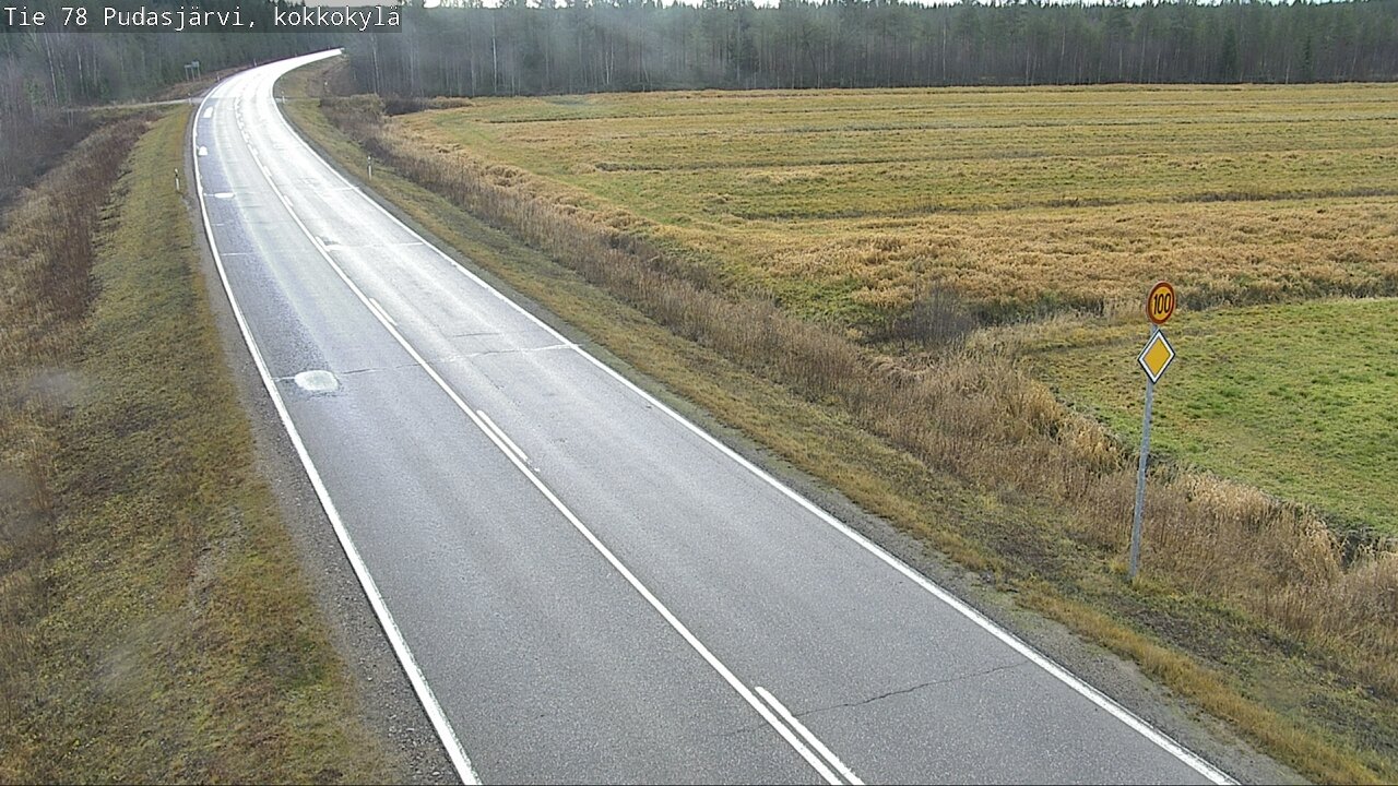 Kelikamerat Kuva Tie 78 Pudasjärvi, Kokkokylä, Pudasjärvi, Pohjois-Pohjanmaa