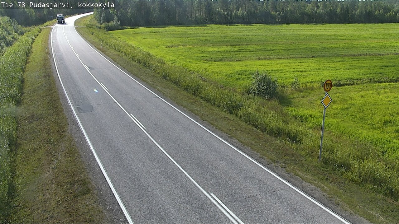 Kelikamerat Kuva Tie 78 Pudasjärvi, Kokkokylä, Pudasjärvi, Pohjois-Pohjanmaa