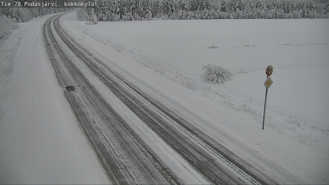 Kelikamerat Kuva Tie 78 Pudasjärvi, Kokkokylä, Pudasjärvi, Pohjois-Pohjanmaa