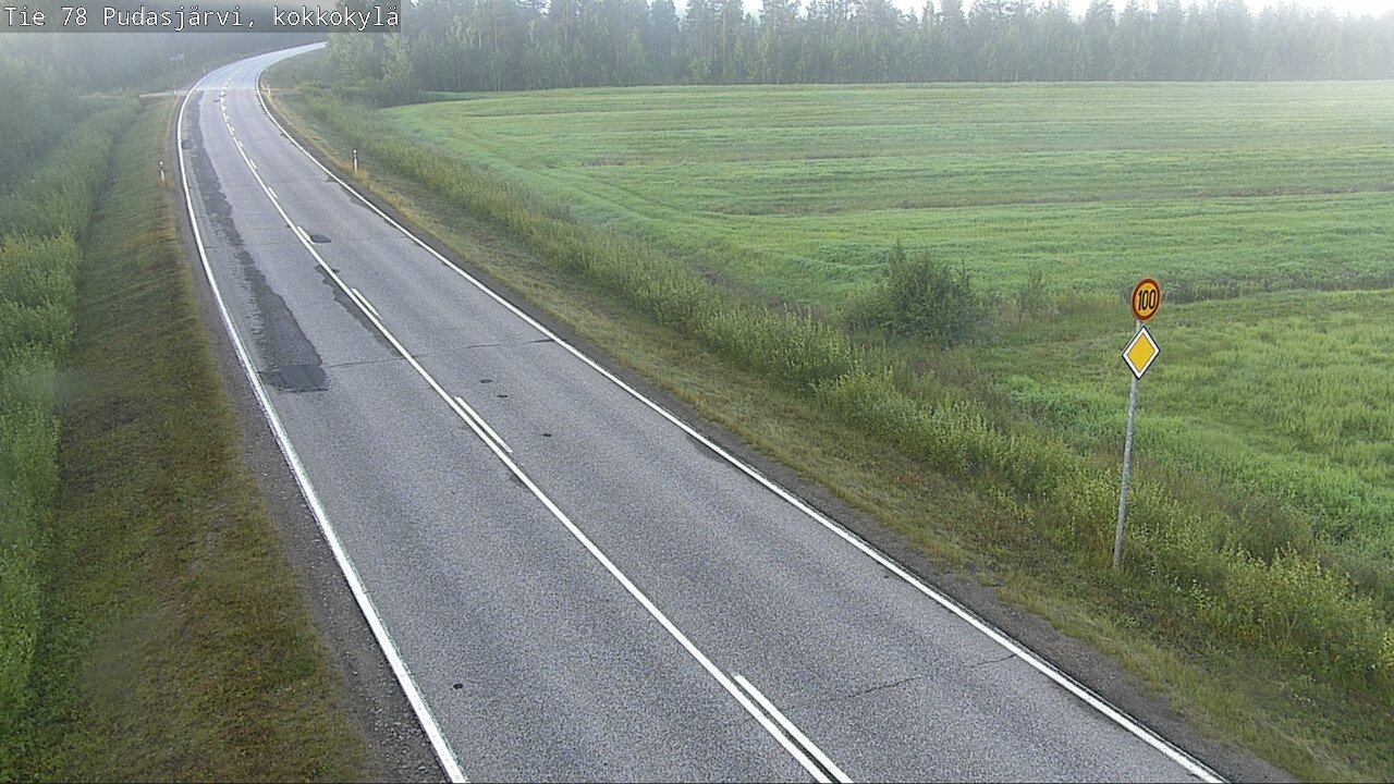 Kelikamerat Kuva Tie 78 Pudasjärvi, Kokkokylä, Pudasjärvi, Pohjois-Pohjanmaa