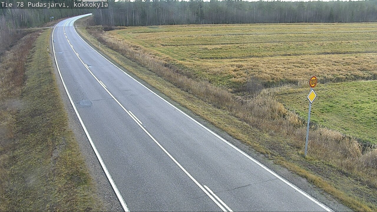 Kelikamerat Kuva Tie 78 Pudasjärvi, Kokkokylä, Pudasjärvi, Pohjois-Pohjanmaa