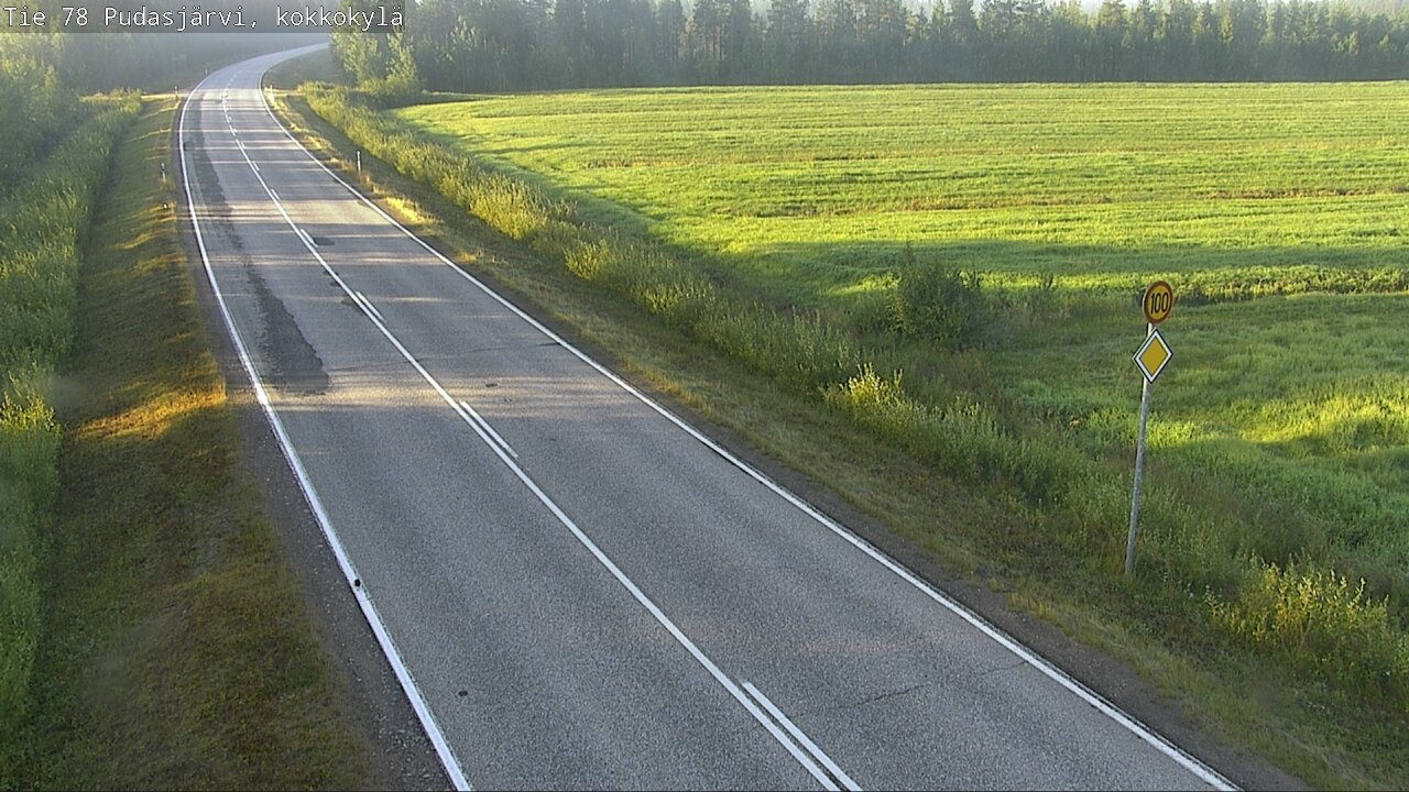 Kelikamerat Kuva Tie 78 Pudasjärvi, Kokkokylä, Pudasjärvi, Pohjois-Pohjanmaa
