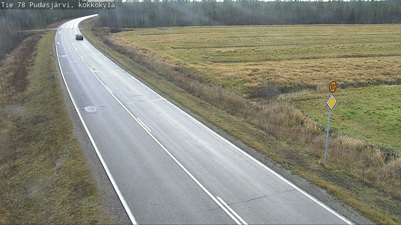 Kelikamerat Kuva Tie 78 Pudasjärvi, Kokkokylä, Pudasjärvi, Pohjois-Pohjanmaa