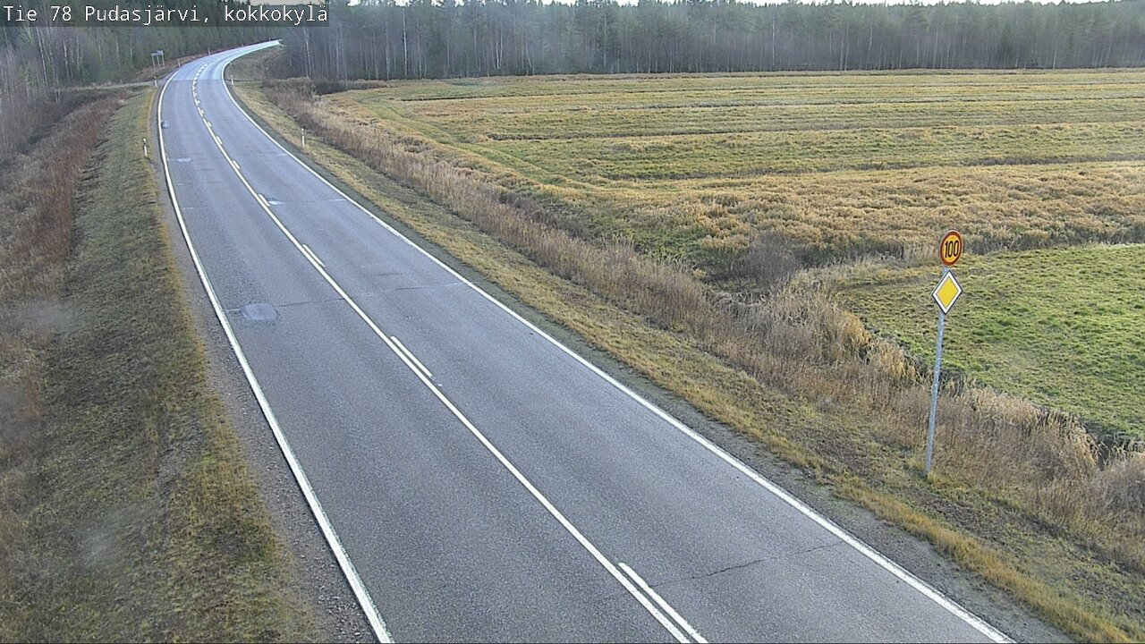 Kelikamerat Kuva Tie 78 Pudasjärvi, Kokkokylä, Pudasjärvi, Pohjois-Pohjanmaa