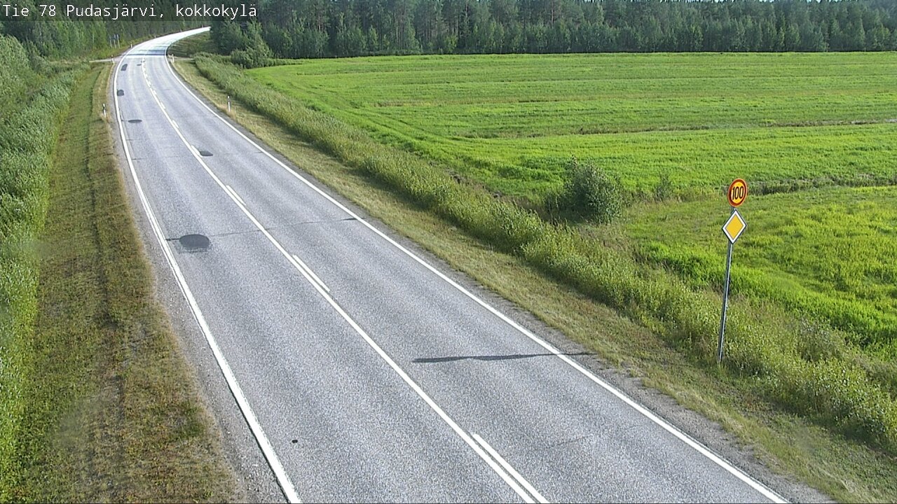 Kelikamerat Kuva Tie 78 Pudasjärvi, Kokkokylä, Pudasjärvi, Pohjois-Pohjanmaa