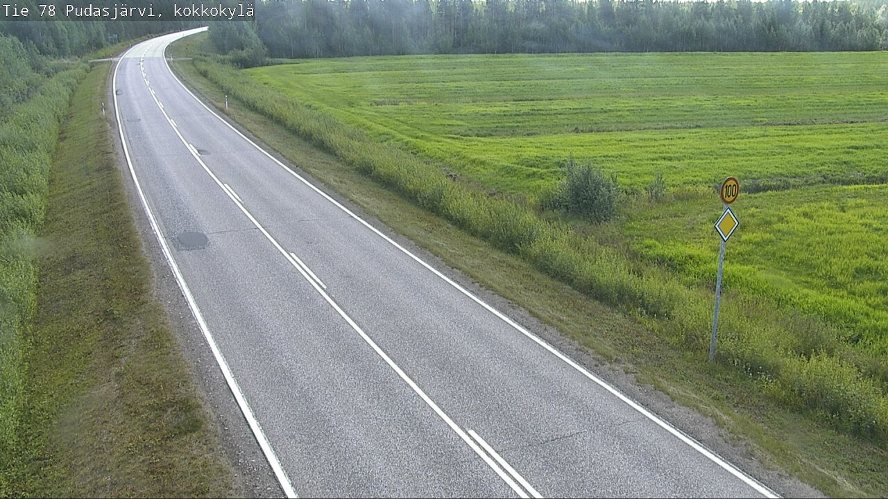 Kelikamerat Kuva Tie 78 Pudasjärvi, Kokkokylä, Pudasjärvi, Pohjois-Pohjanmaa