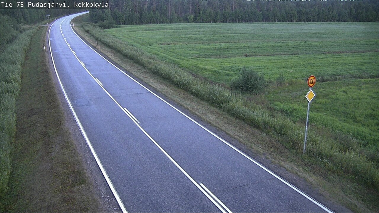 Kelikamerat Kuva Tie 78 Pudasjärvi, Kokkokylä, Pudasjärvi, Pohjois-Pohjanmaa