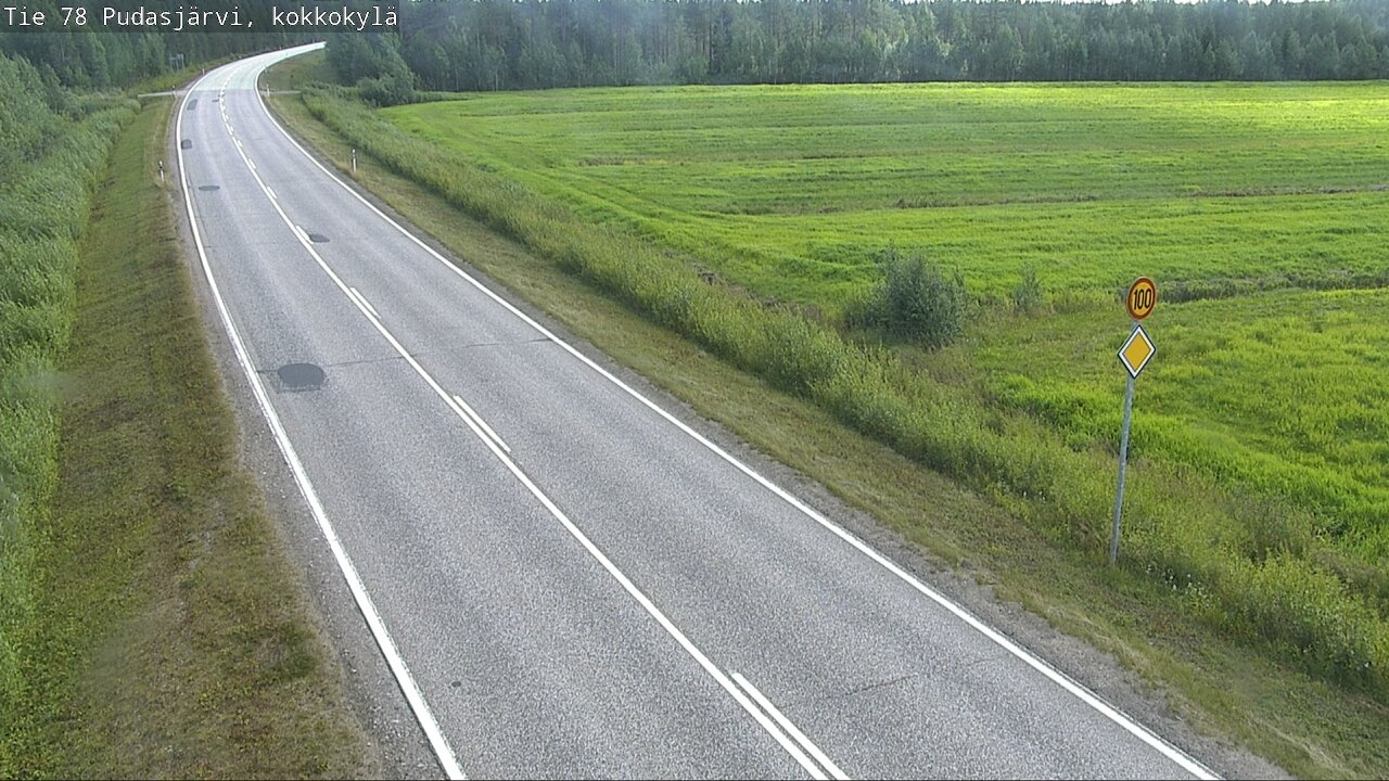 Kelikamerat Kuva Tie 78 Pudasjärvi, Kokkokylä, Pudasjärvi, Pohjois-Pohjanmaa