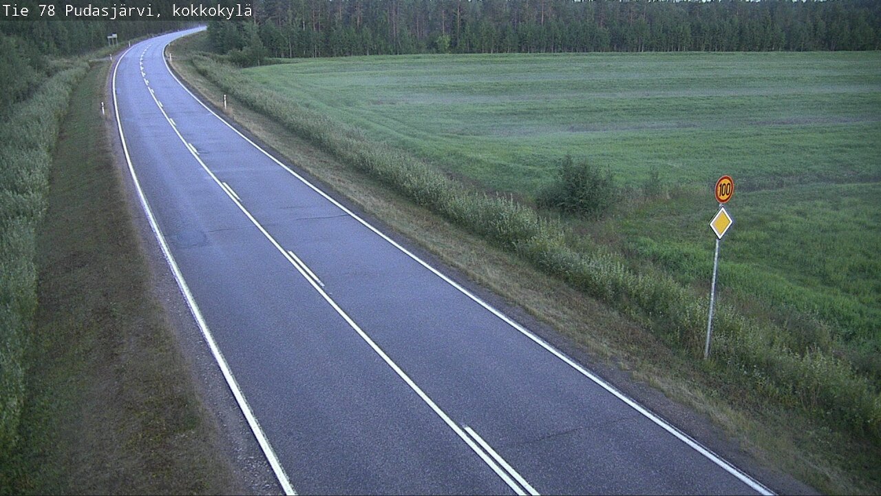 Kelikamerat Kuva Tie 78 Pudasjärvi, Kokkokylä, Pudasjärvi, Pohjois-Pohjanmaa