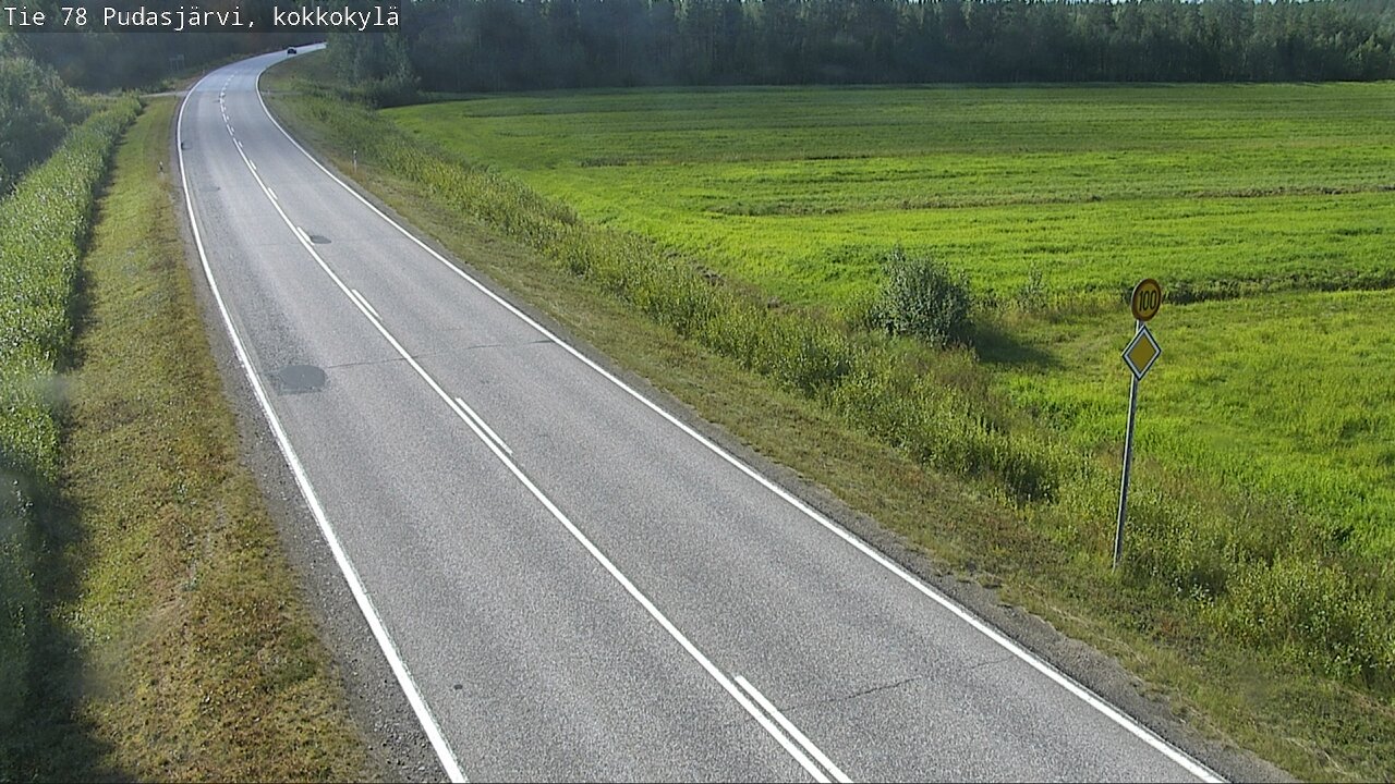 Kelikamerat Kuva Tie 78 Pudasjärvi, Kokkokylä, Pudasjärvi, Pohjois-Pohjanmaa