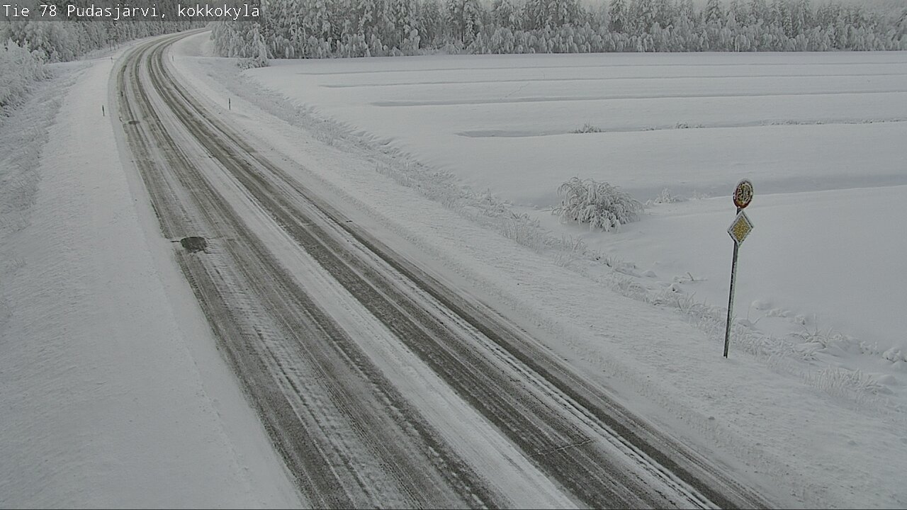 Kelikamerat Kuva Tie 78 Pudasjärvi, Kokkokylä, Pudasjärvi, Pohjois-Pohjanmaa