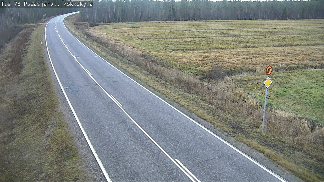 Kelikamerat Kuva Tie 78 Pudasjärvi, Kokkokylä, Pudasjärvi, Pohjois-Pohjanmaa