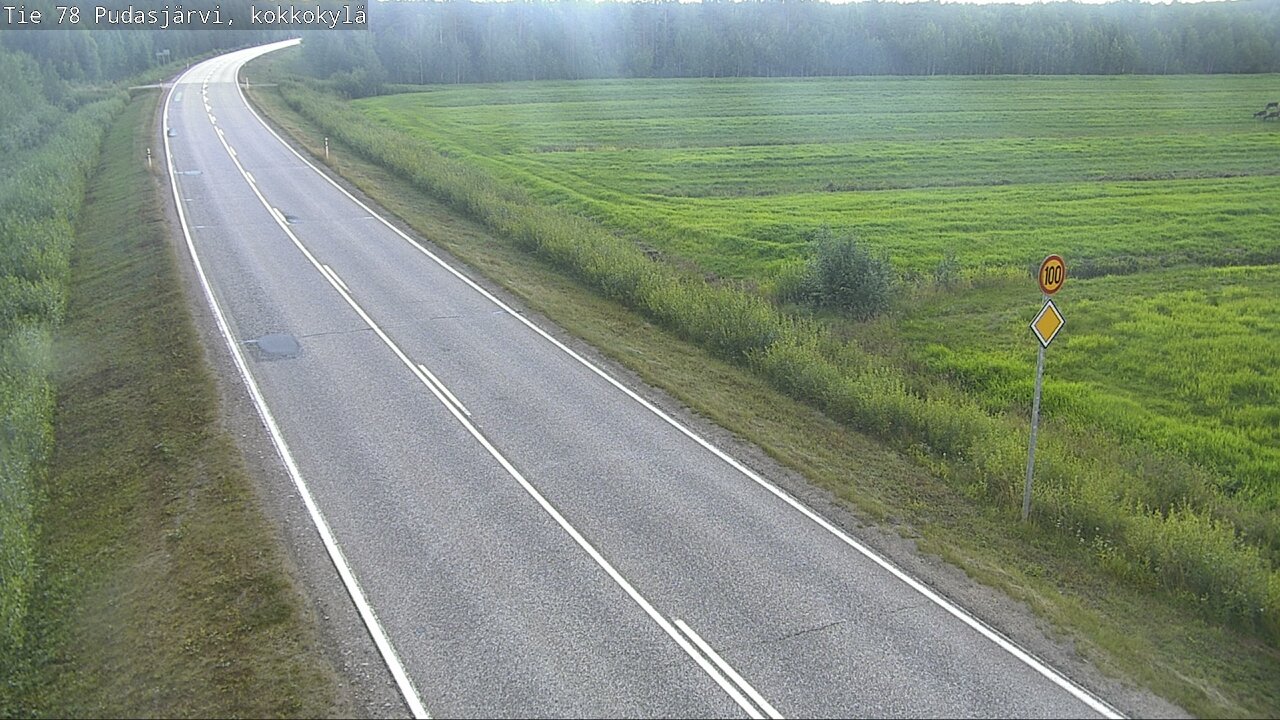 Kelikamerat Kuva Tie 78 Pudasjärvi, Kokkokylä, Pudasjärvi, Pohjois-Pohjanmaa