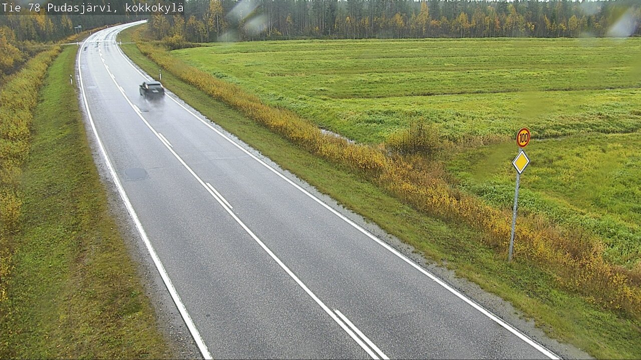 Kelikamerat Kuva Tie 78 Pudasjärvi, Kokkokylä, Pudasjärvi, Pohjois-Pohjanmaa