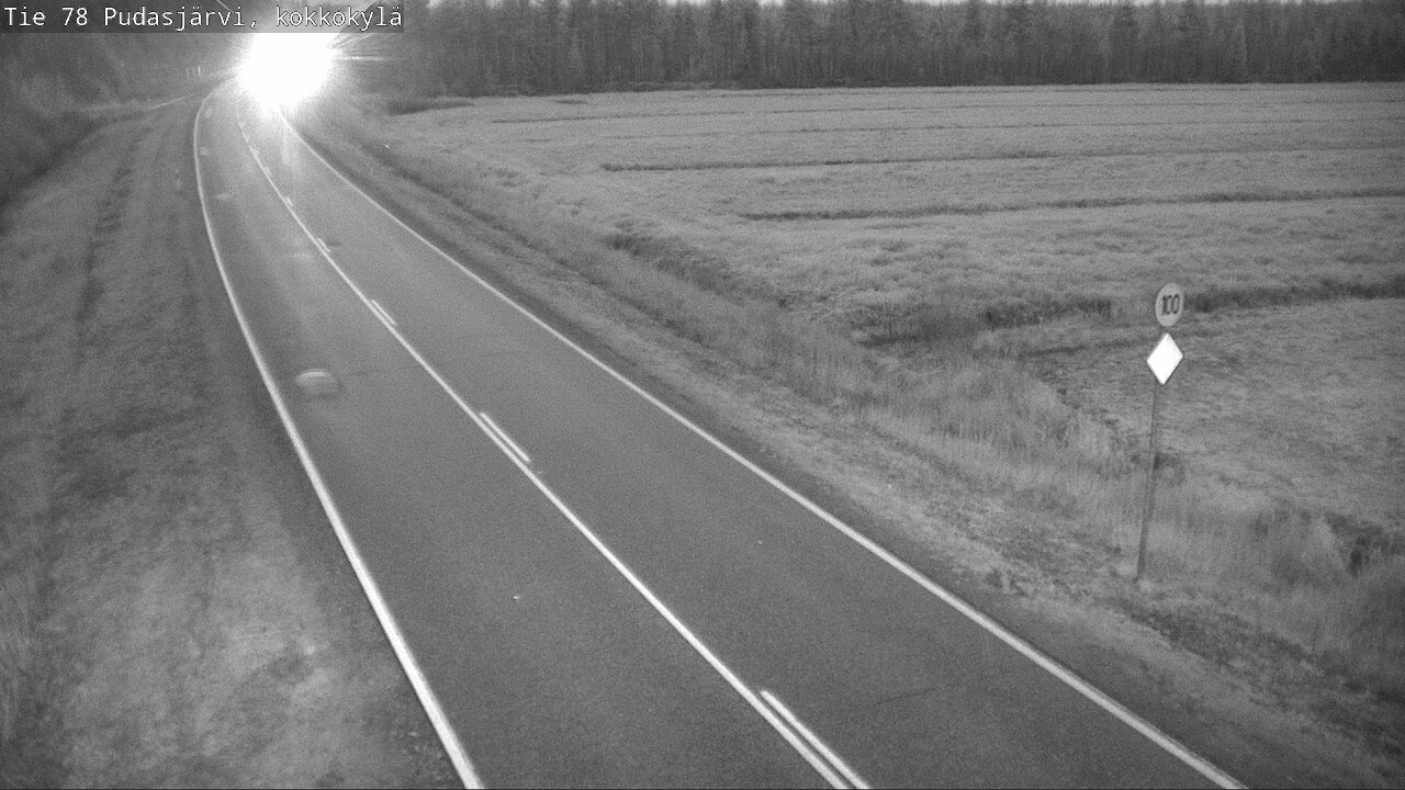 Kelikamerat Kuva Tie 78 Pudasjärvi, Kokkokylä, Pudasjärvi, Pohjois-Pohjanmaa
