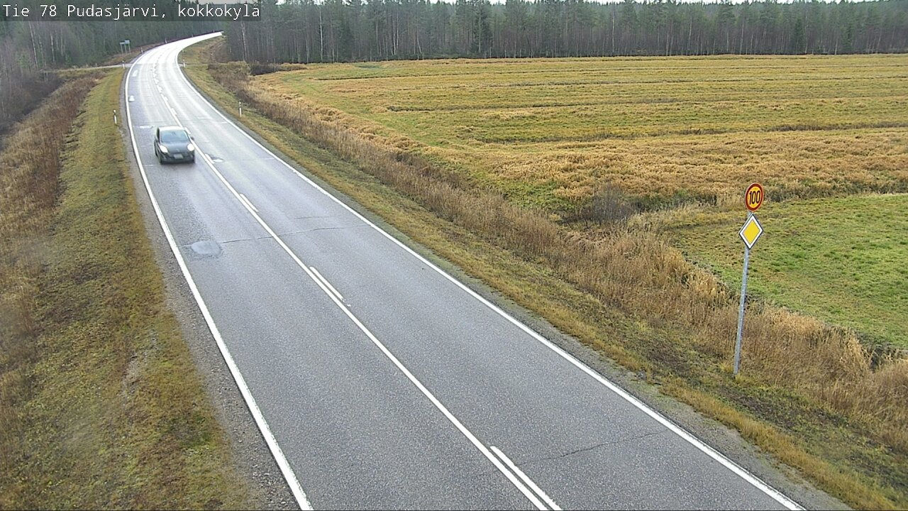 Kelikamerat Kuva Tie 78 Pudasjärvi, Kokkokylä, Pudasjärvi, Pohjois-Pohjanmaa