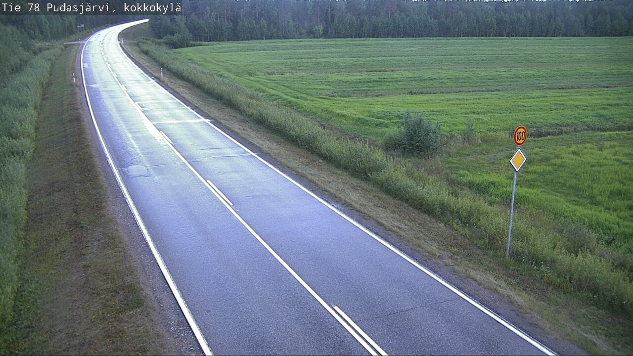 Kelikamerat Kuva Tie 78 Pudasjärvi, Kokkokylä, Pudasjärvi, Pohjois-Pohjanmaa