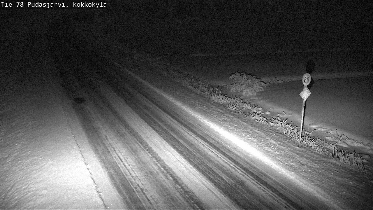 Kelikamerat Kuva Tie 78 Pudasjärvi, Kokkokylä, Pudasjärvi, Pohjois-Pohjanmaa