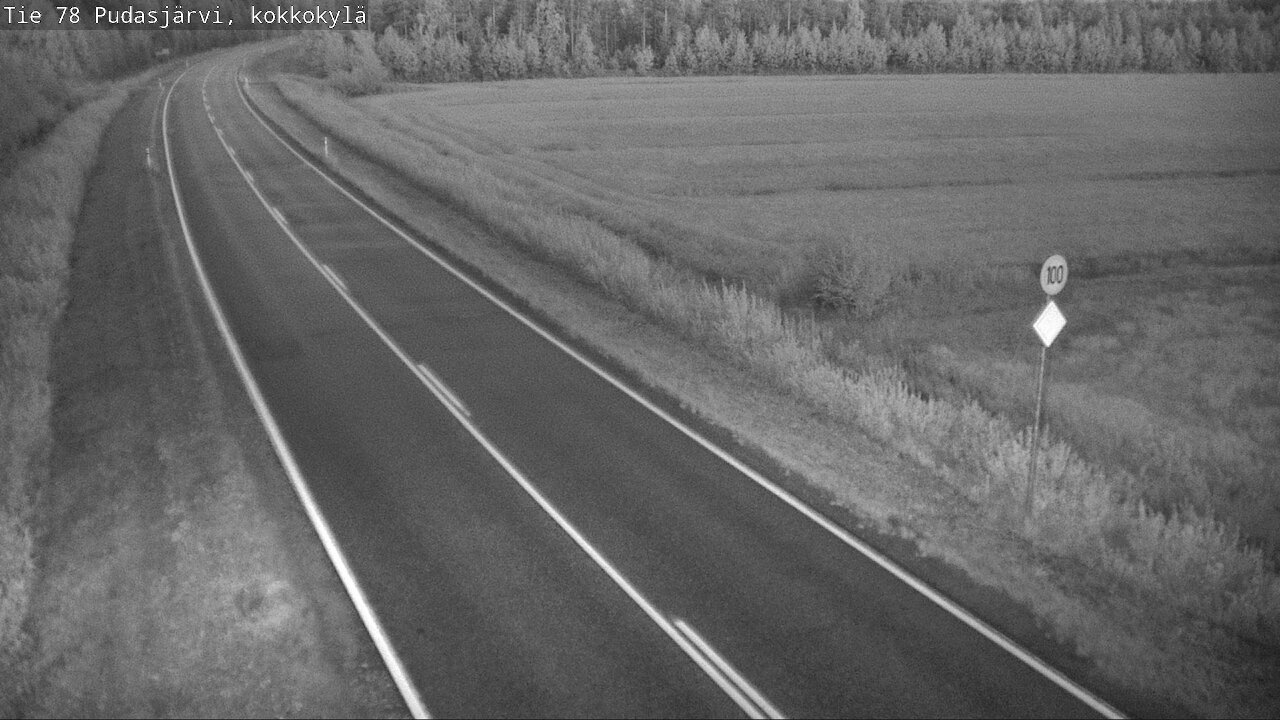 Kelikamerat Kuva Tie 78 Pudasjärvi, Kokkokylä, Pudasjärvi, Pohjois-Pohjanmaa