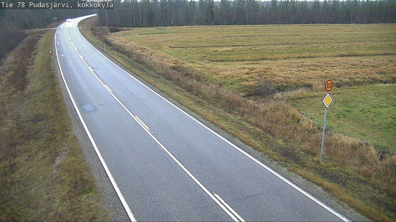 Kelikamerat Kuva Tie 78 Pudasjärvi, Kokkokylä, Pudasjärvi, Pohjois-Pohjanmaa