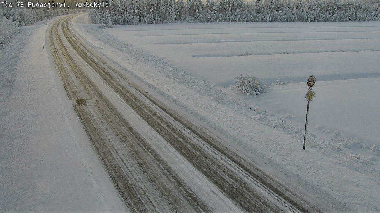Kelikamerat Kuva Tie 78 Pudasjärvi, Kokkokylä, Pudasjärvi, Pohjois-Pohjanmaa