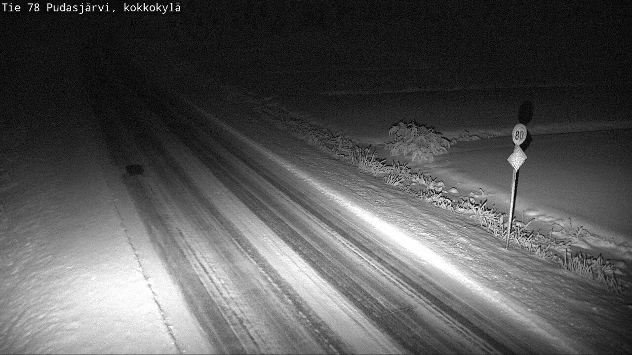 Kelikamerat Kuva Tie 78 Pudasjärvi, Kokkokylä, Pudasjärvi, Pohjois-Pohjanmaa