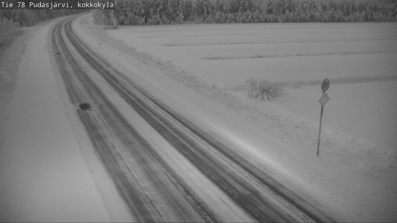 Kelikamerat Kuva Tie 78 Pudasjärvi, Kokkokylä, Pudasjärvi, Pohjois-Pohjanmaa