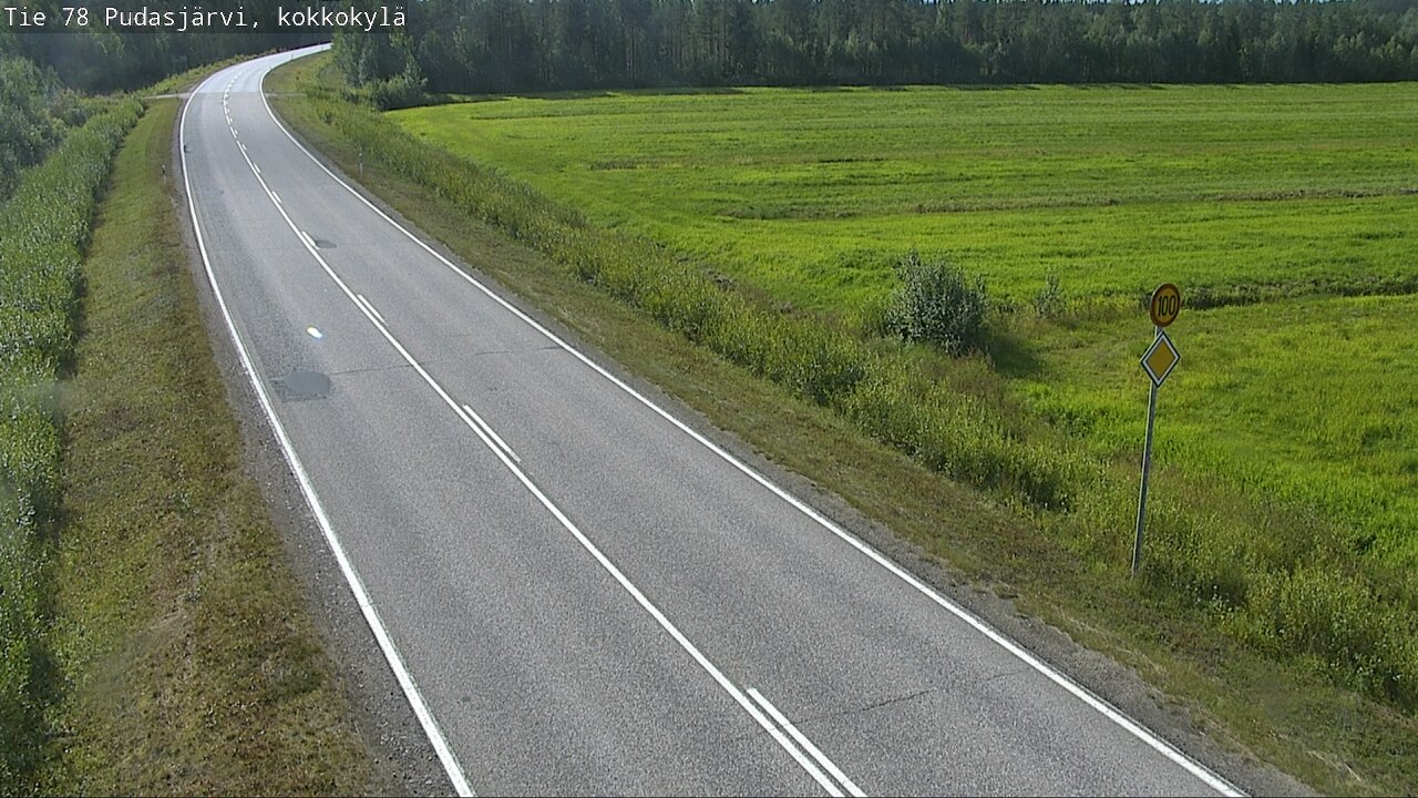 Kelikamerat Kuva Tie 78 Pudasjärvi, Kokkokylä, Pudasjärvi, Pohjois-Pohjanmaa
