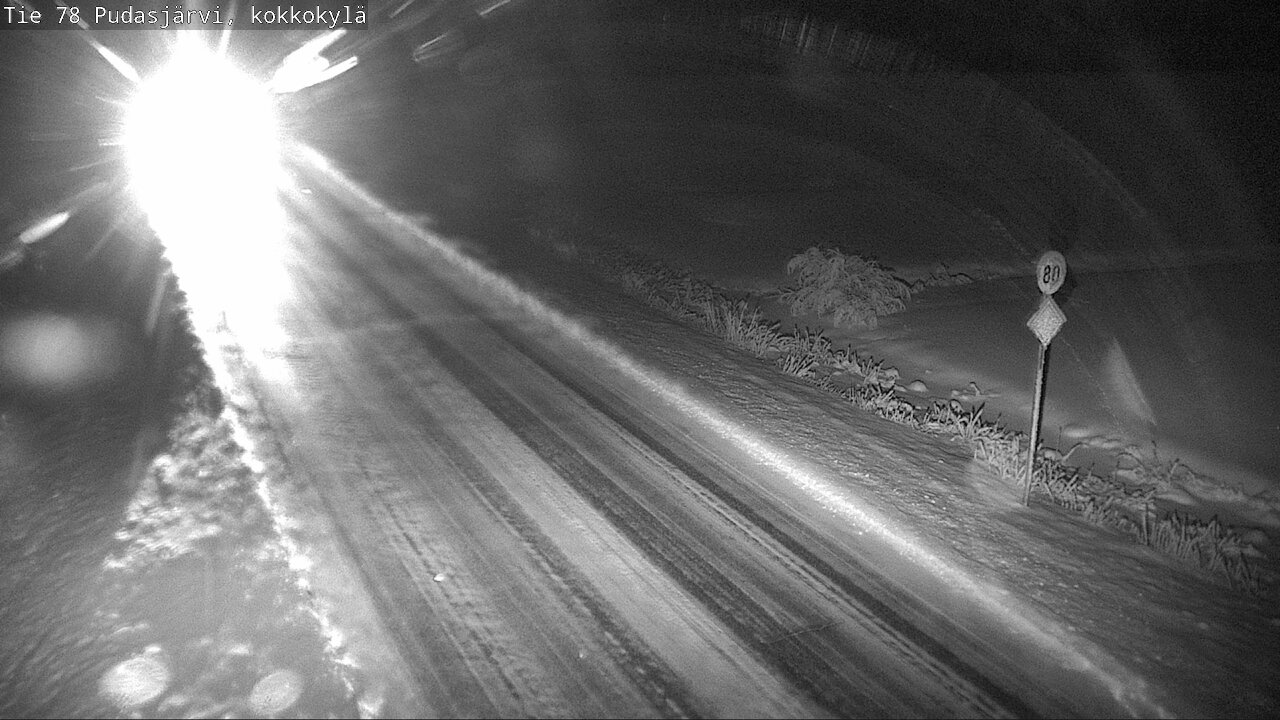 Kelikamerat Kuva Tie 78 Pudasjärvi, Kokkokylä, Pudasjärvi, Pohjois-Pohjanmaa