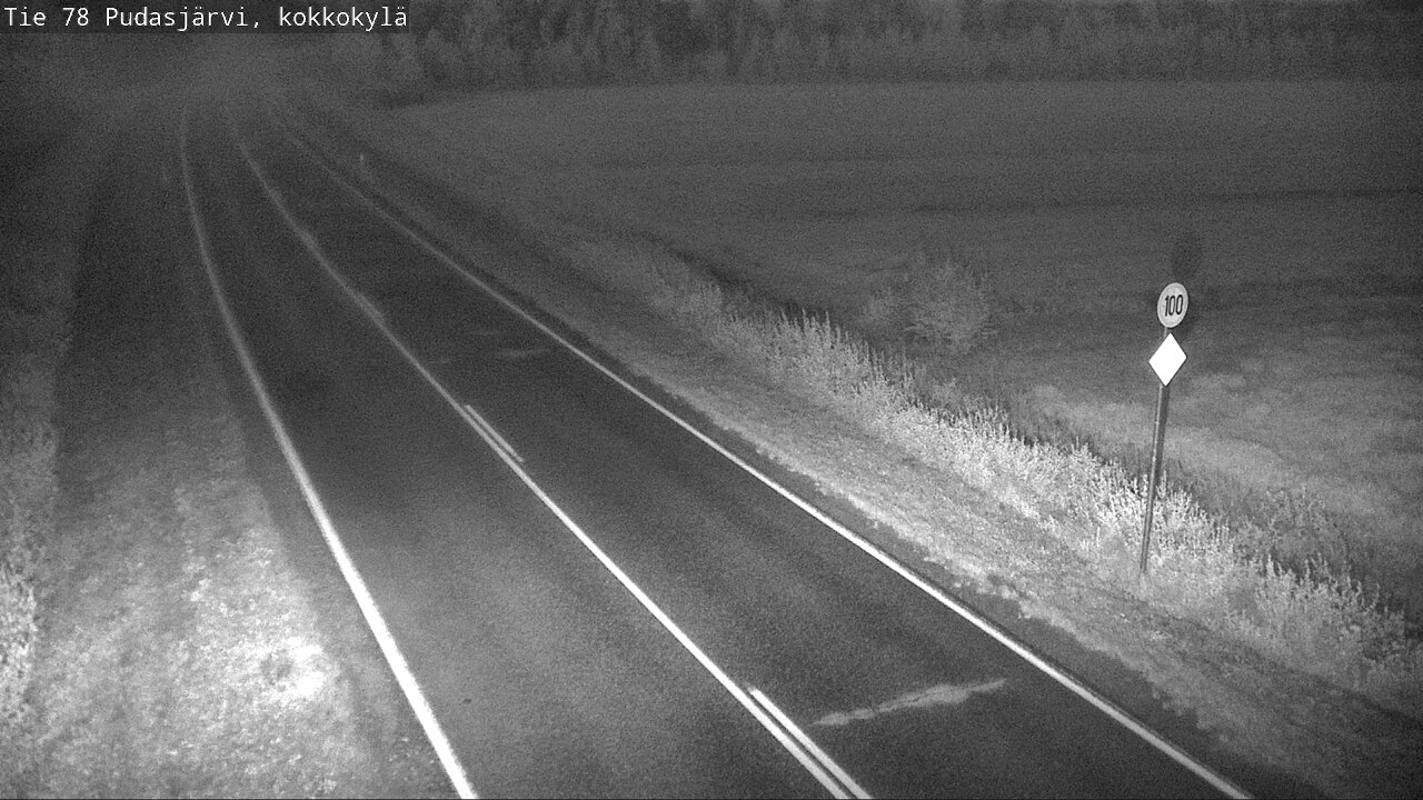 Kelikamerat Kuva Tie 78 Pudasjärvi, Kokkokylä, Pudasjärvi, Pohjois-Pohjanmaa