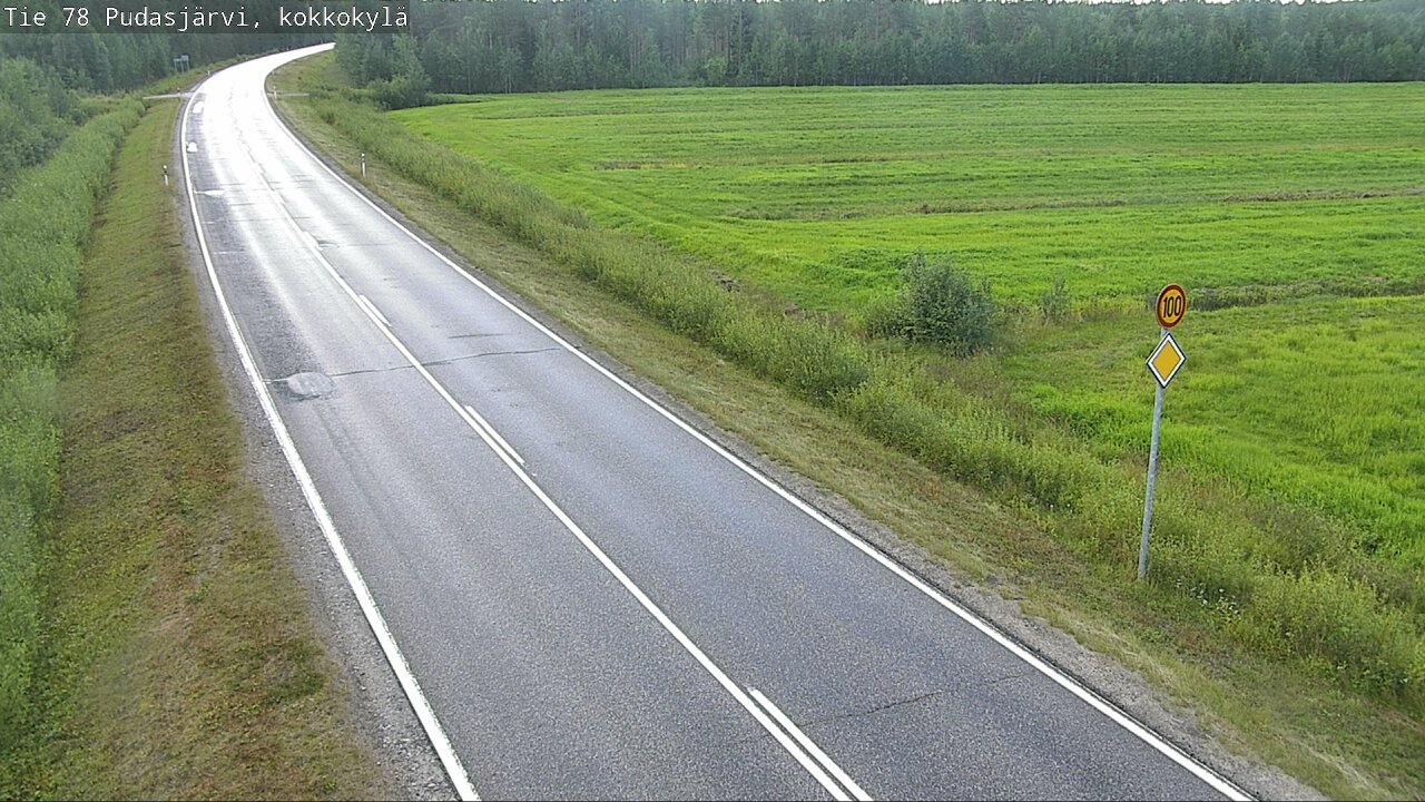Kelikamerat Kuva Tie 78 Pudasjärvi, Kokkokylä, Pudasjärvi, Pohjois-Pohjanmaa