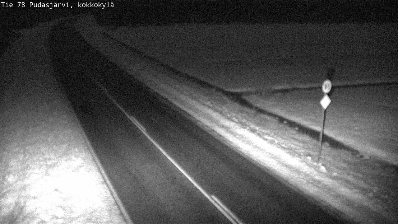 Kelikamerat Kuva Tie 78 Pudasjärvi, Kokkokylä, Pudasjärvi, Pohjois-Pohjanmaa