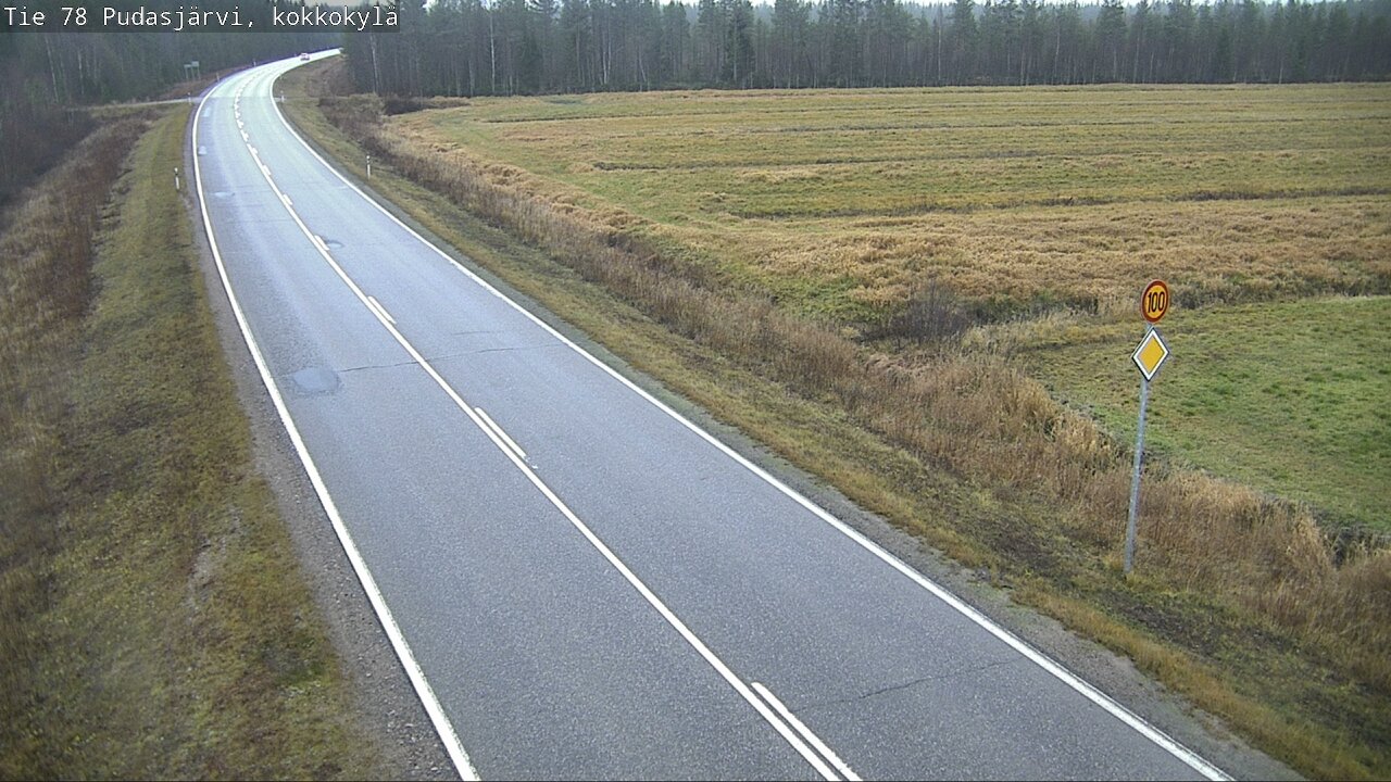 Kelikamerat Kuva Tie 78 Pudasjärvi, Kokkokylä, Pudasjärvi, Pohjois-Pohjanmaa