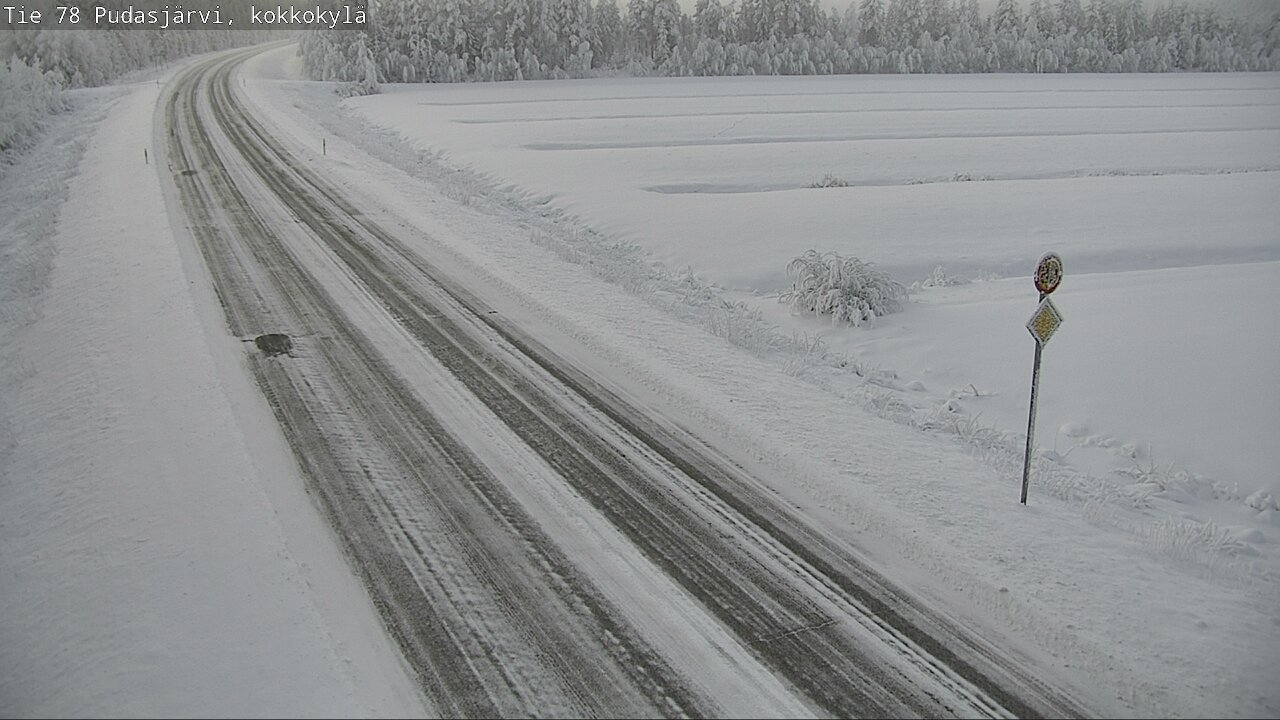 Kelikamerat Kuva Tie 78 Pudasjärvi, Kokkokylä, Pudasjärvi, Pohjois-Pohjanmaa