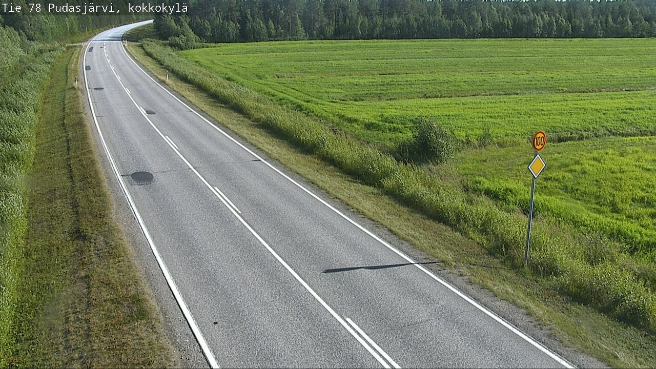 Kelikamerat Kuva Tie 78 Pudasjärvi, Kokkokylä, Pudasjärvi, Pohjois-Pohjanmaa