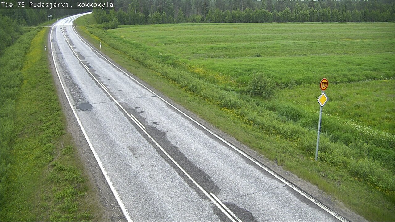 Kelikamerat Kuva Tie 78 Pudasjärvi, Kokkokylä, Pudasjärvi, Pohjois-Pohjanmaa