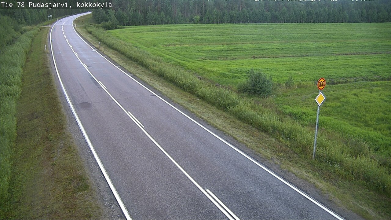 Kelikamerat Kuva Tie 78 Pudasjärvi, Kokkokylä, Pudasjärvi, Pohjois-Pohjanmaa