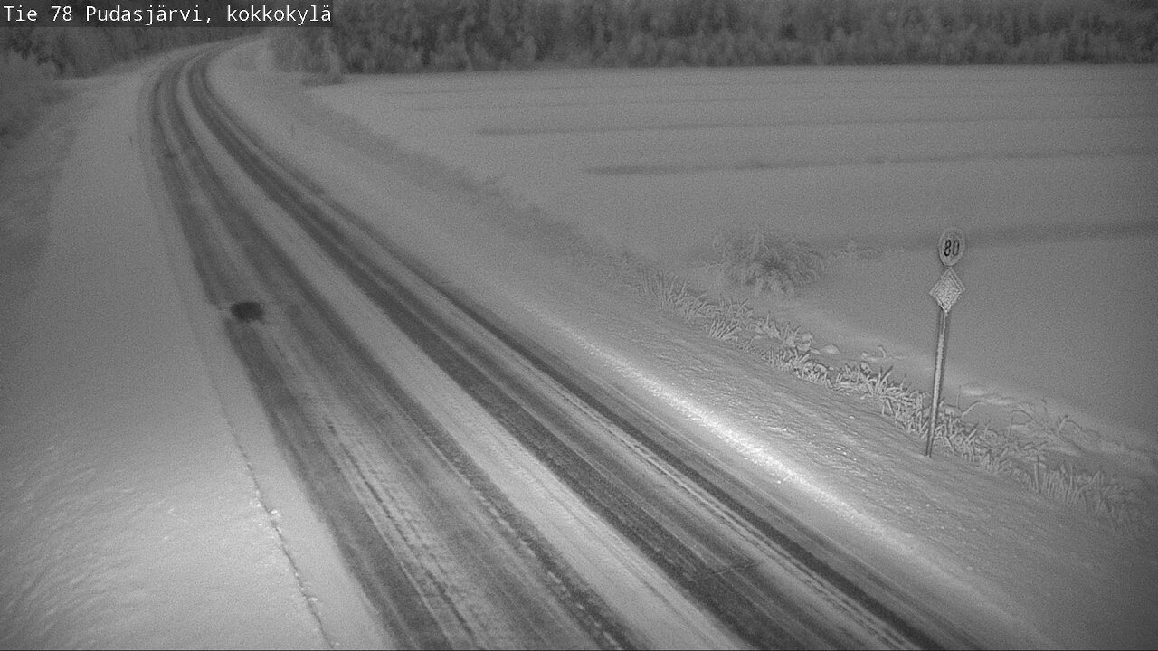 Kelikamerat Kuva Tie 78 Pudasjärvi, Kokkokylä, Pudasjärvi, Pohjois-Pohjanmaa
