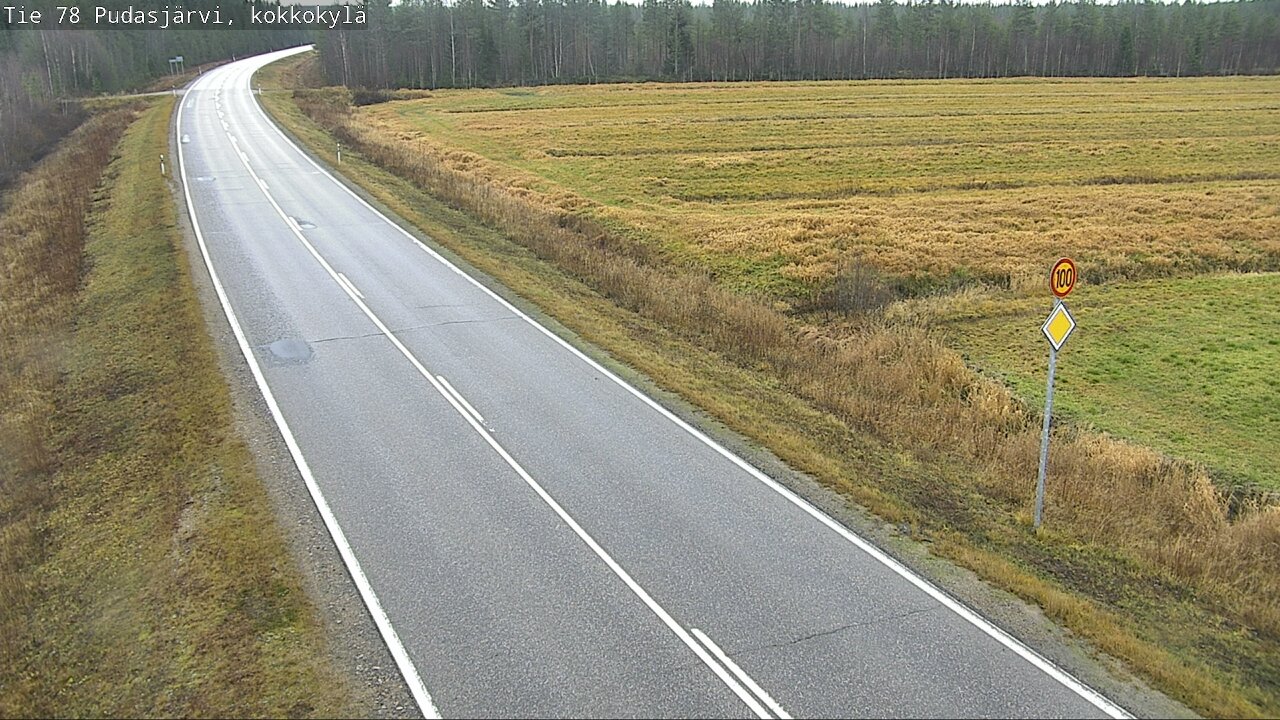 Kelikamerat Kuva Tie 78 Pudasjärvi, Kokkokylä, Pudasjärvi, Pohjois-Pohjanmaa