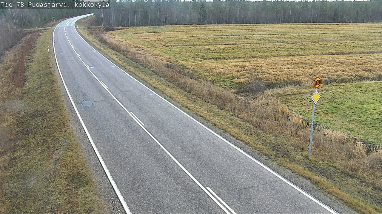 Kelikamerat Kuva Tie 78 Pudasjärvi, Kokkokylä, Pudasjärvi, Pohjois-Pohjanmaa