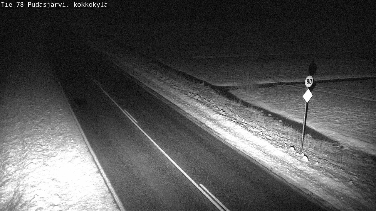 Kelikamerat Kuva Tie 78 Pudasjärvi, Kokkokylä, Pudasjärvi, Pohjois-Pohjanmaa