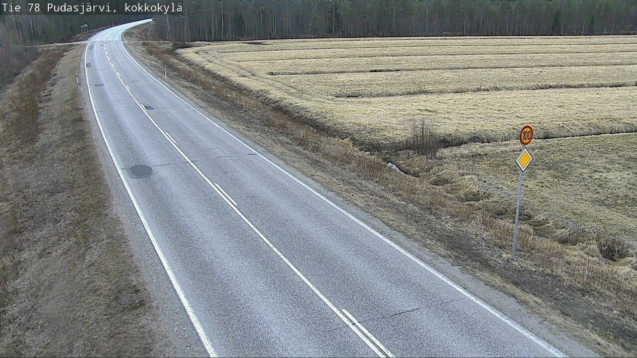 Kelikamerat Kuva Tie 78 Pudasjärvi, Kokkokylä, Pudasjärvi, Pohjois-Pohjanmaa