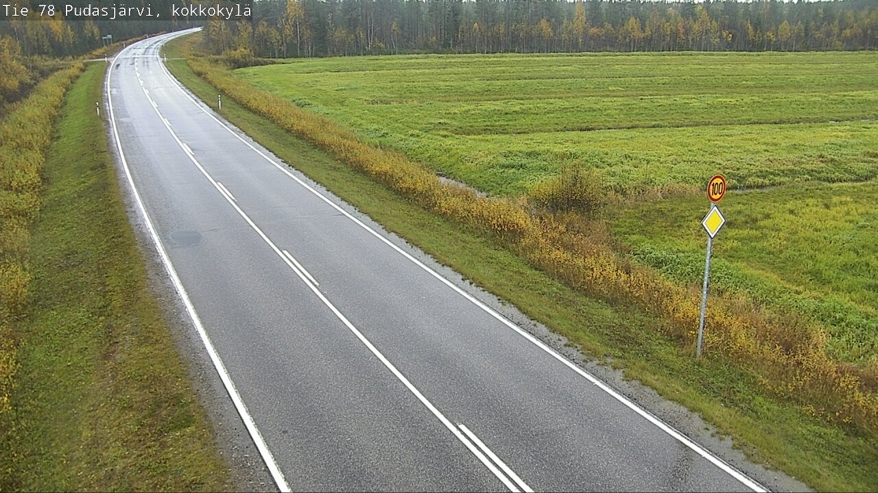 Kelikamerat Kuva Tie 78 Pudasjärvi, Kokkokylä, Pudasjärvi, Pohjois-Pohjanmaa