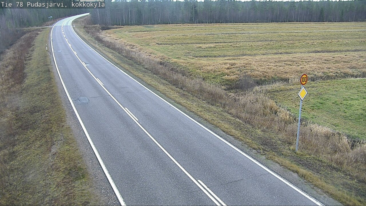 Kelikamerat Kuva Tie 78 Pudasjärvi, Kokkokylä, Pudasjärvi, Pohjois-Pohjanmaa