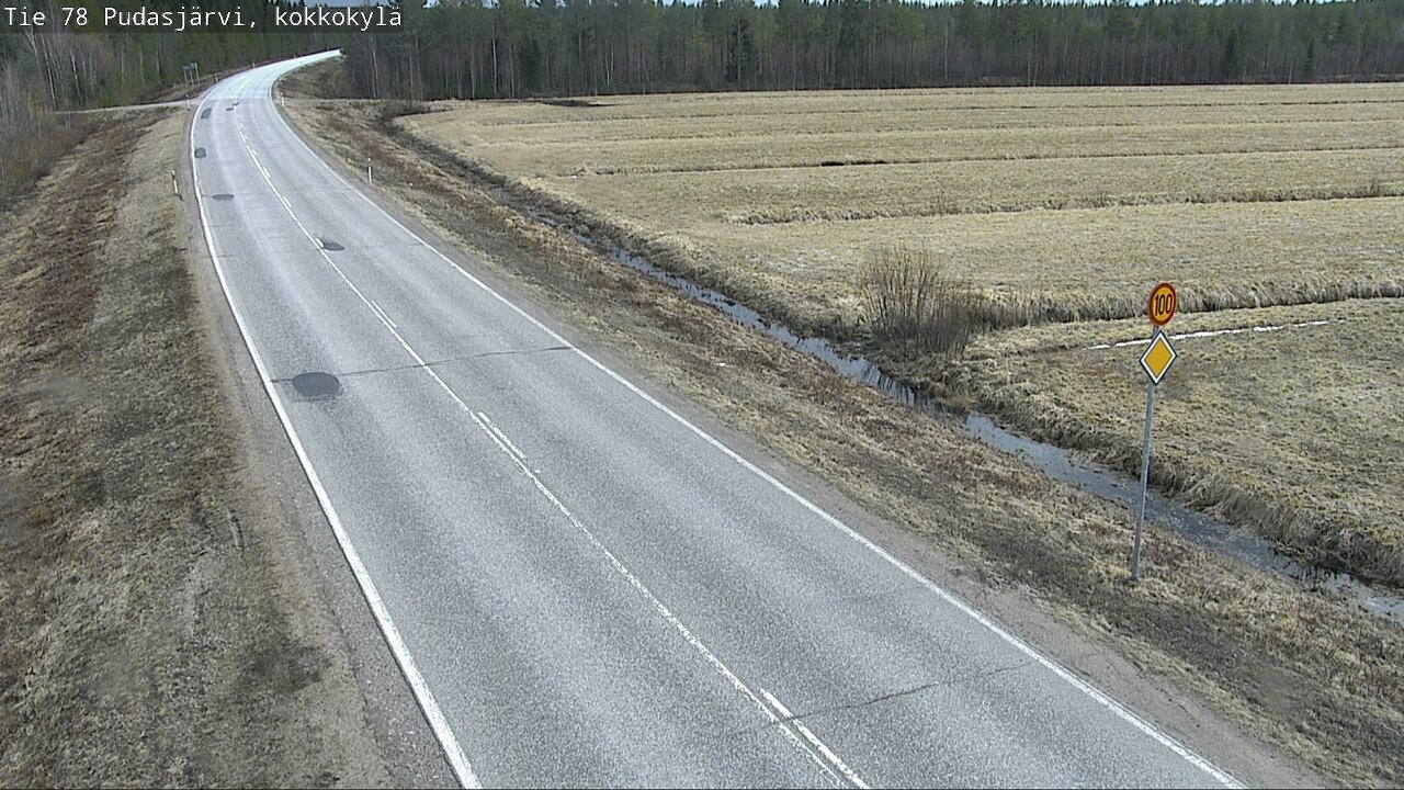 Kelikamerat Kuva Tie 78 Pudasjärvi, Kokkokylä, Pudasjärvi, Pohjois-Pohjanmaa