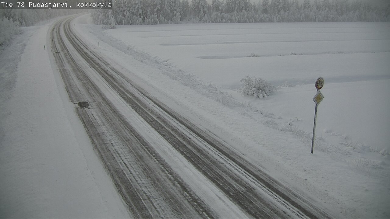 Kelikamerat Kuva Tie 78 Pudasjärvi, Kokkokylä, Pudasjärvi, Pohjois-Pohjanmaa