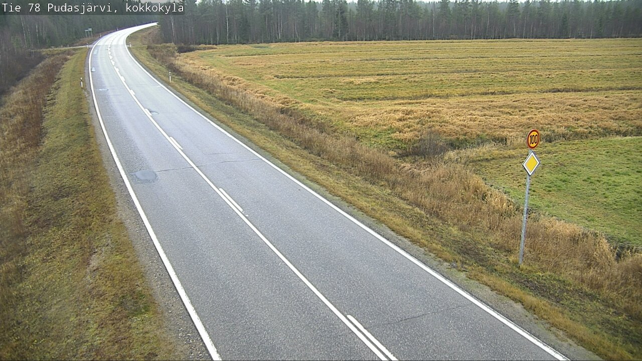 Kelikamerat Kuva Tie 78 Pudasjärvi, Kokkokylä, Pudasjärvi, Pohjois-Pohjanmaa