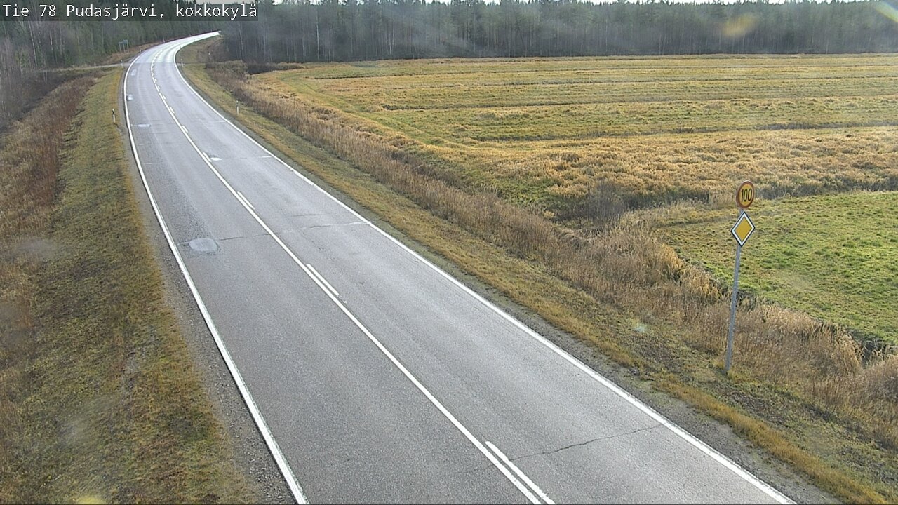 Kelikamerat Kuva Tie 78 Pudasjärvi, Kokkokylä, Pudasjärvi, Pohjois-Pohjanmaa