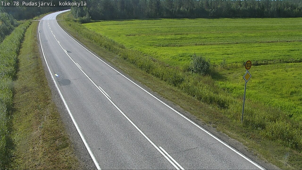 Kelikamerat Kuva Tie 78 Pudasjärvi, Kokkokylä, Pudasjärvi, Pohjois-Pohjanmaa
