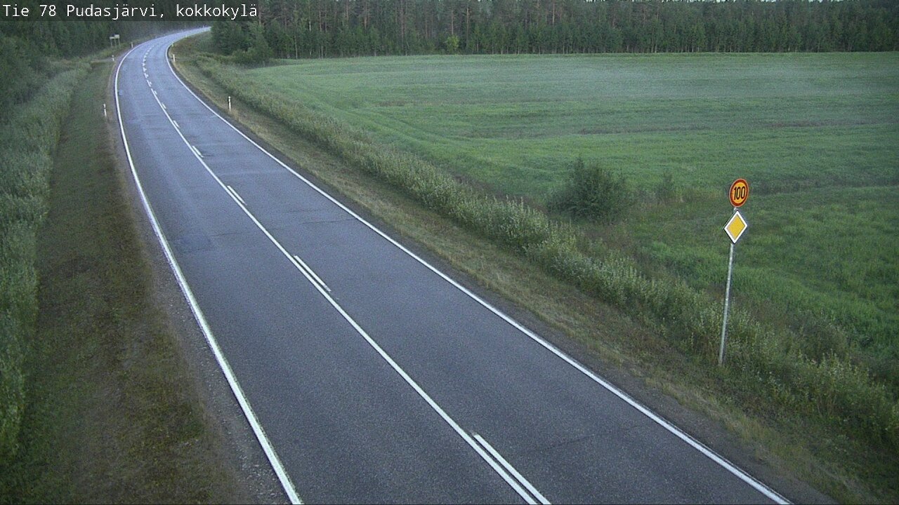 Kelikamerat Kuva Tie 78 Pudasjärvi, Kokkokylä, Pudasjärvi, Pohjois-Pohjanmaa